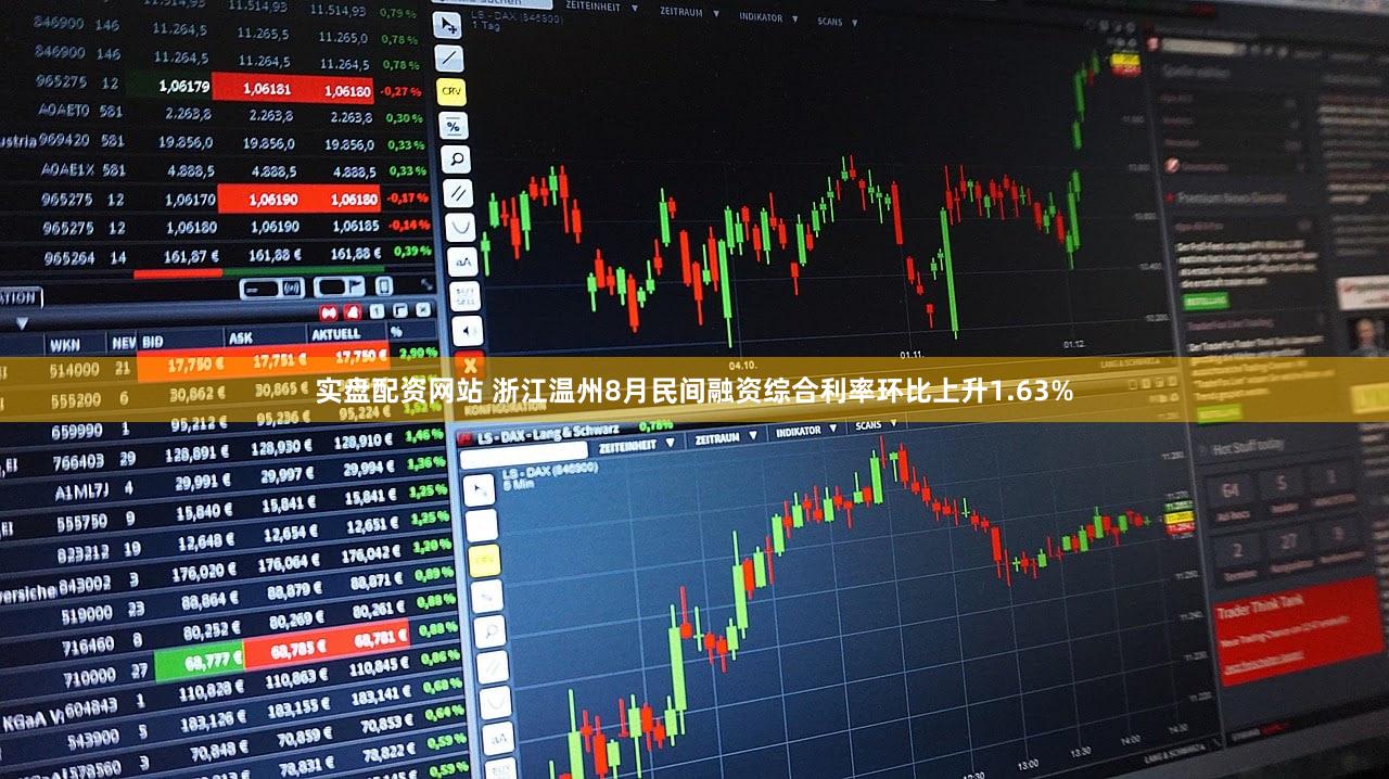 实盘配资网站 浙江温州8月民间融资综合利率环比上升1.63%
