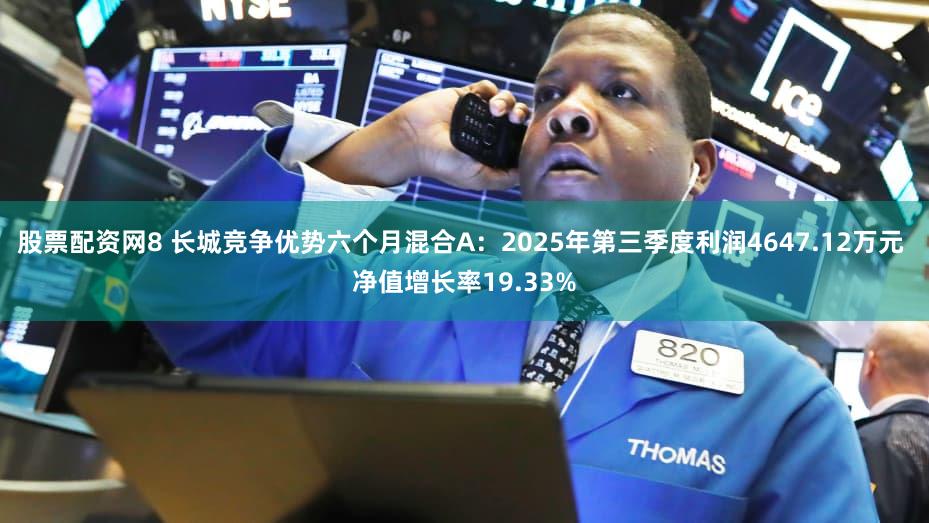 股票配资网8 长城竞争优势六个月混合A：2025年第三季度利润4647.12万元 净值增长率19.33%