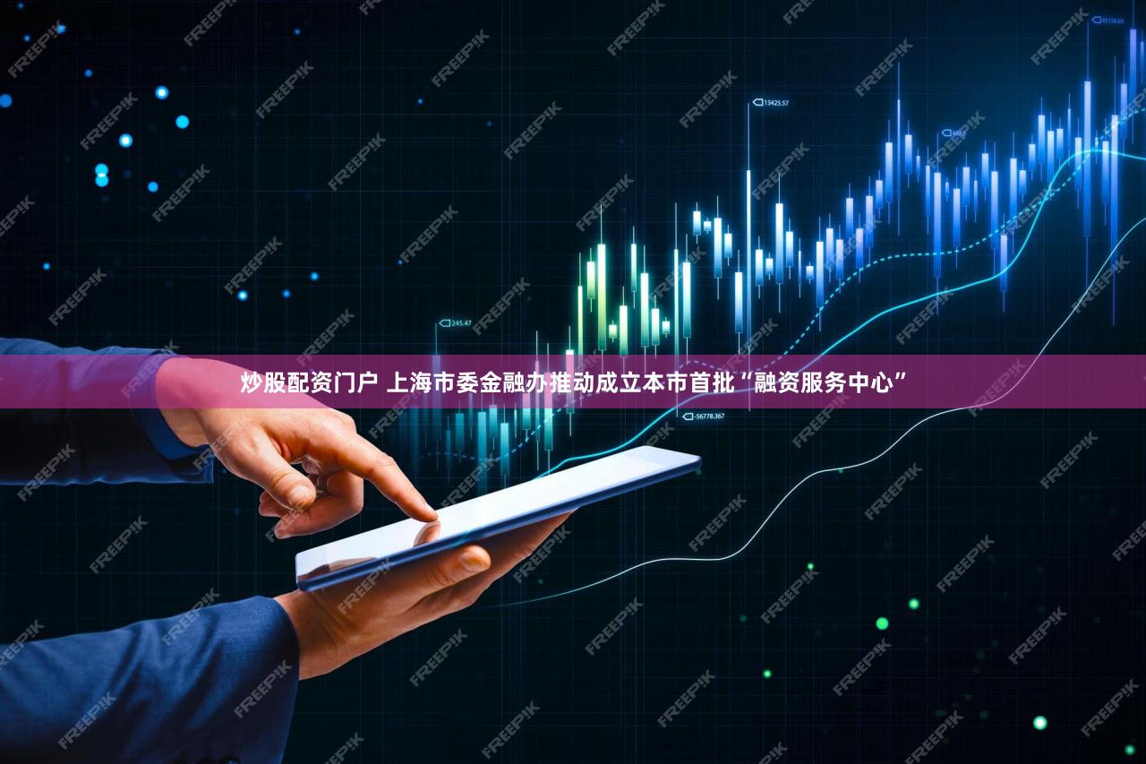 炒股配资门户 上海市委金融办推动成立本市首批“融资服务中心”