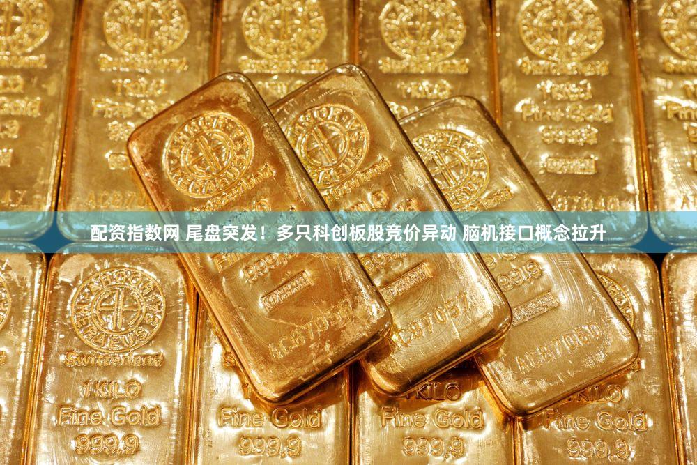 配资指数网 尾盘突发！多只科创板股竞价异动 脑机接口概念拉升