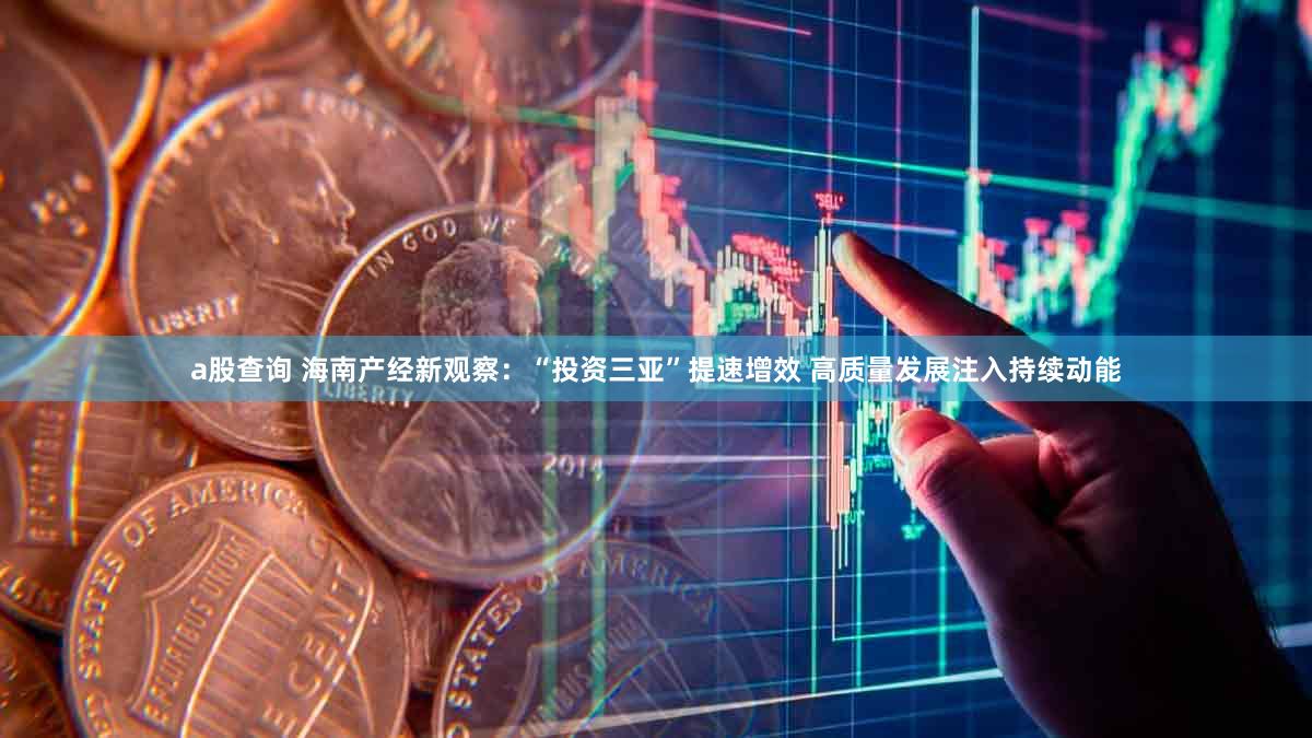 a股查询 海南产经新观察:“投资三亚”提速增效 高质量发展注入持续动能